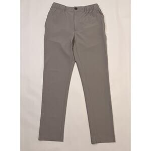 Chubbies Pants Mens Small Gray Chino Elastic Waist Drawstring Stretch Golf